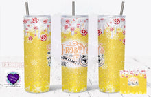 Load image into Gallery viewer, Winter Wonderland Tumbler - Frosty Snowflake Design