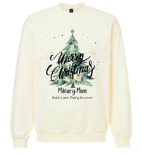 Load image into Gallery viewer, Merry Christmas Navy/Military crewnecks version 2