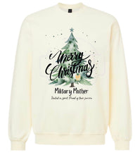 Load image into Gallery viewer, Merry Christmas Navy/Military crewnecks version 2