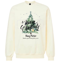Load image into Gallery viewer, Merry Christmas Navy/Military crewnecks version 2