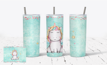 Load image into Gallery viewer, Cute Unicorn 20oz Tumbler