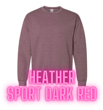 Load image into Gallery viewer, LOVE military: on Fridays we wear RED sweatshirts (crewnecks)