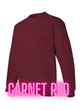 Load image into Gallery viewer, LOVE military: on Fridays we wear RED sweatshirts (crewnecks)