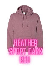 Load image into Gallery viewer, LOVE military: on Fridays we wear RED Hoodies