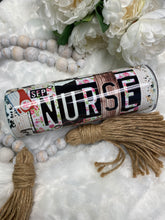 Load image into Gallery viewer, Nurse life personalized 20oz double wall tumbler