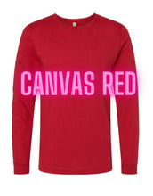 Load image into Gallery viewer, LOVE military: on Fridays we wear RED long sleeve