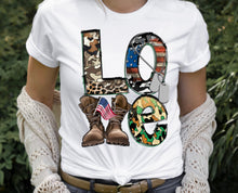 Load image into Gallery viewer, LOVE military