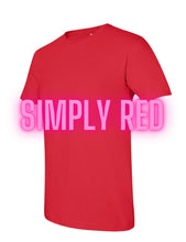 Load image into Gallery viewer, LOVE military: on Fridays we wear RED Tee's