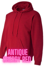 Load image into Gallery viewer, LOVE military: on Fridays we wear RED Hoodies