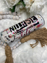 Load image into Gallery viewer, Nurse life personalized 20oz double wall tumbler