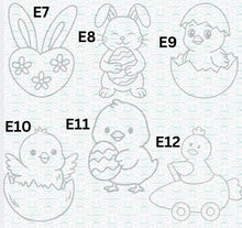 Load image into Gallery viewer, DIY colorable or paintable 3D printed Easter keychains
