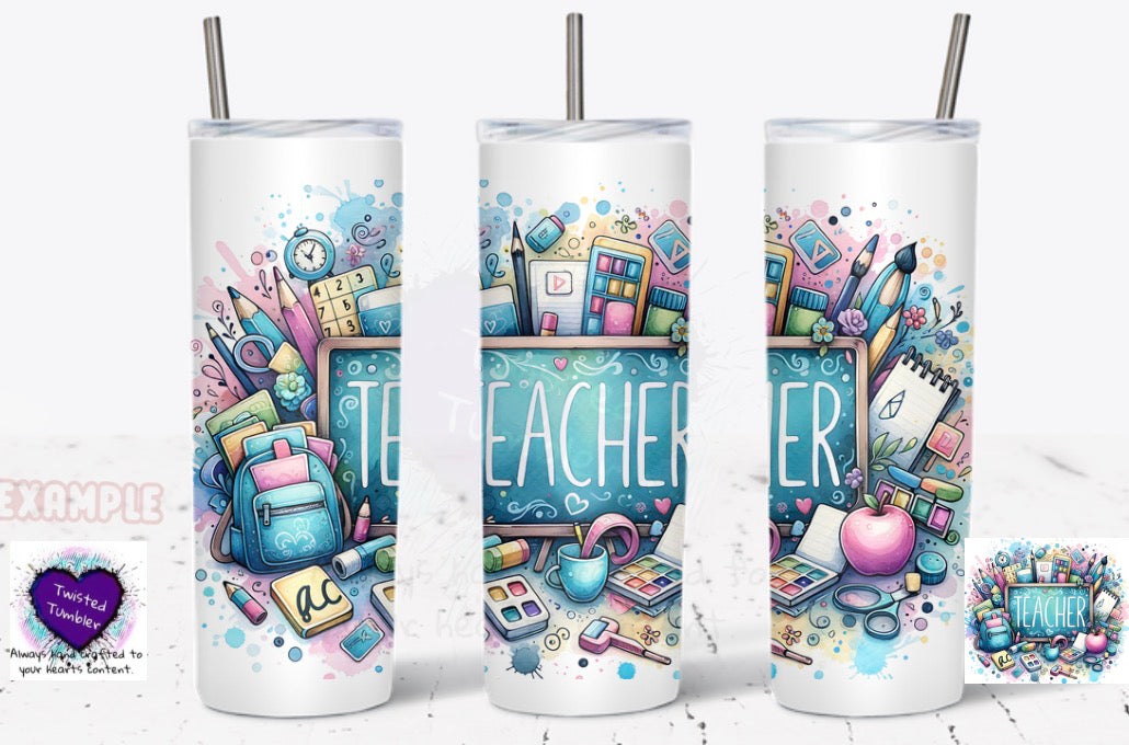 Teacher Tumbler - “Teacher” Design