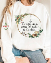 Load image into Gallery viewer, Winter This Navy Mom Wears Her Anchor On Her Sleeve
