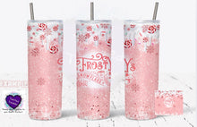 Load image into Gallery viewer, Winter Wonderland Tumbler - Frosty Snowflake Design
