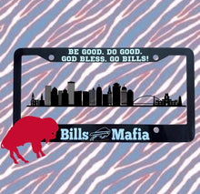 Load image into Gallery viewer, Black Bills Mafia license plate cover
