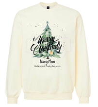 Load image into Gallery viewer, Merry Christmas Navy/Military crewnecks version 2
