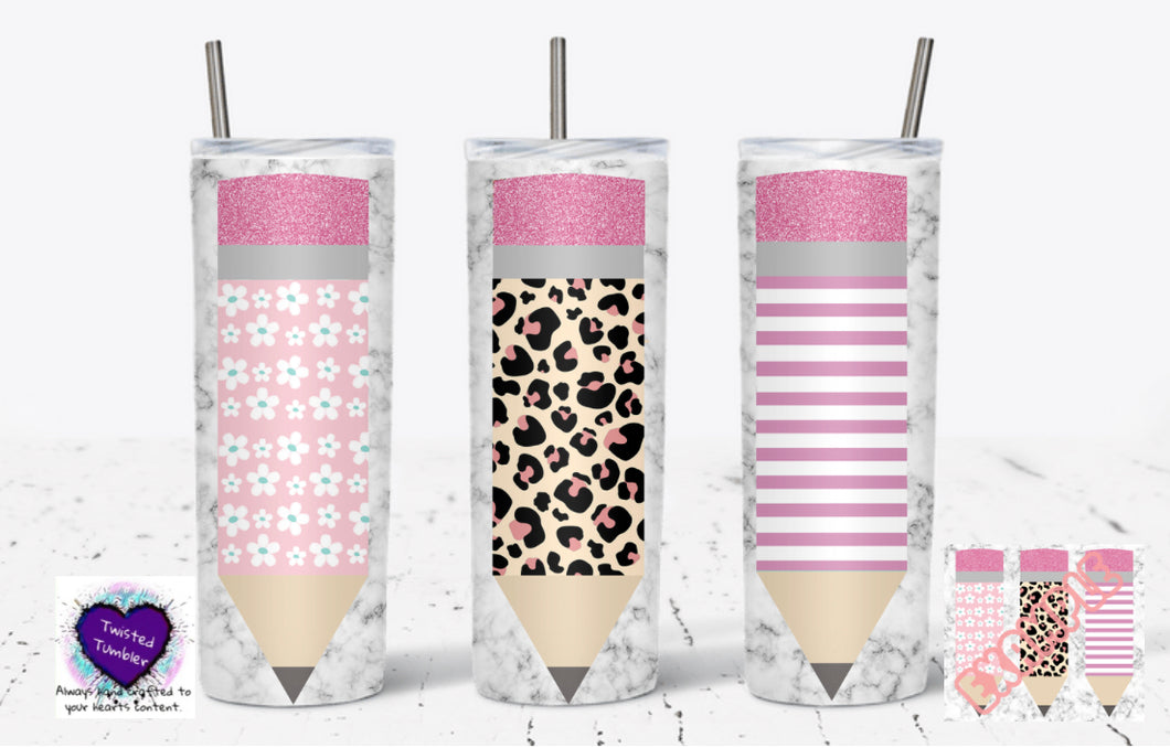 Pencil v1 20oz double wall tumbler