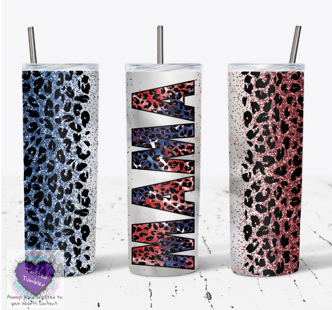 Patriotic Mama 20 oz double walled tumbler-5V1