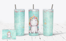 Load image into Gallery viewer, Cute Unicorn 20oz Tumbler
