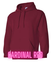 Load image into Gallery viewer, LOVE military: on Fridays we wear RED Hoodies
