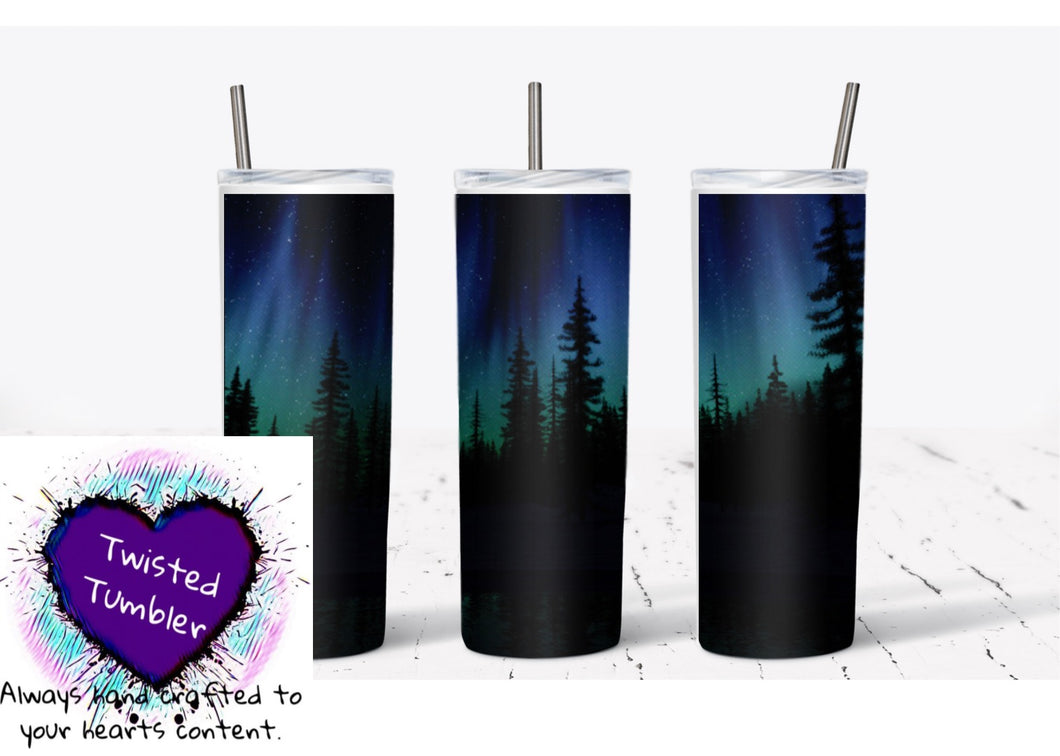 Northern lights c1 20 oz double walled tumbler