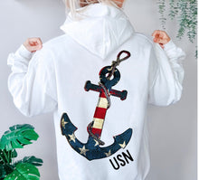 Load image into Gallery viewer, USN Anchor Full Back
