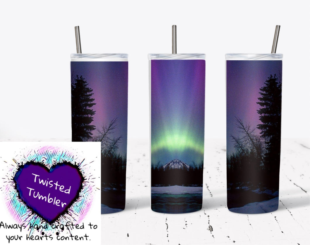 Northern lights c5 20 oz double walled tumbler