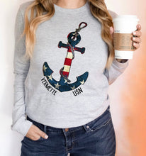 Load image into Gallery viewer, Anchor Name USN Full Front
