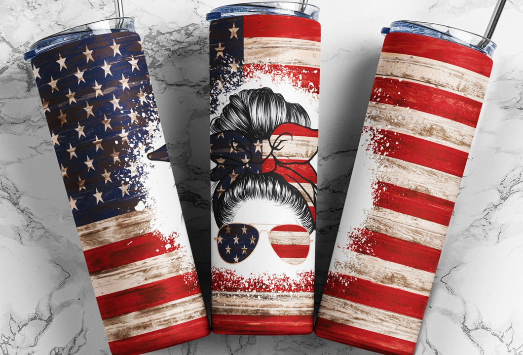 American Made 20 oz double walled tumbler