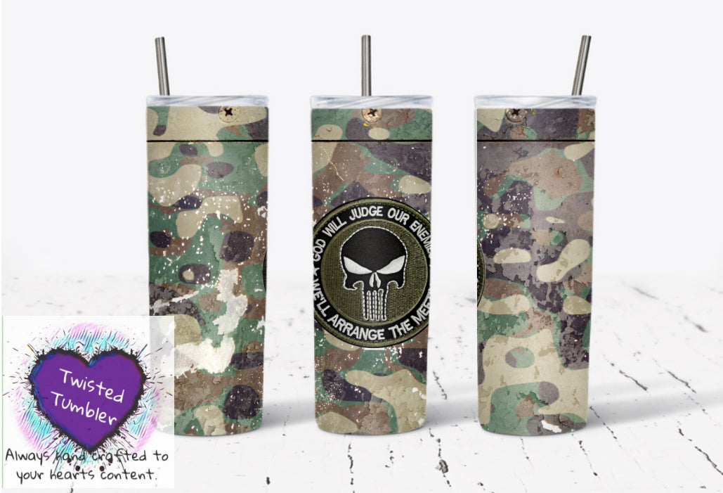 Camouflage 20 oz double walled tumbler