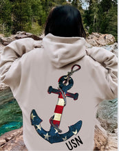 Load image into Gallery viewer, USN Anchor Pocket front with Full Back
