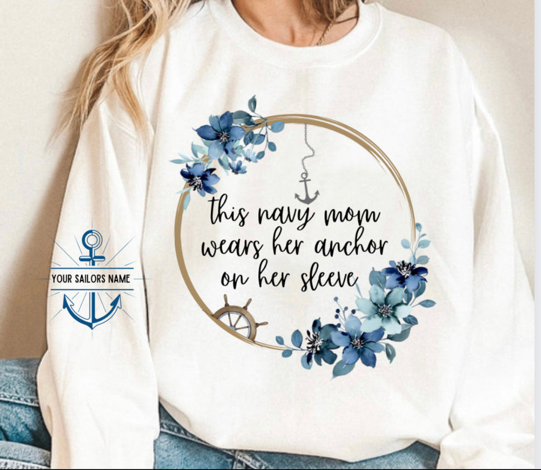 This Navy Mom Wears Her Anchor On Her Sleeve