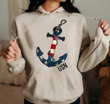 Load image into Gallery viewer, USN Anchor Full Front
